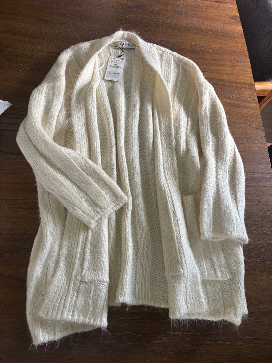 Zara Sweaters - ZARA Knit Sweater, White, Womans S *NEW*